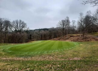 9-hålsbanans sommargreener öppnar 22/3