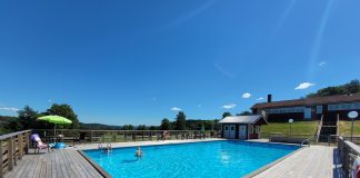 Poolområdet öppet! pool