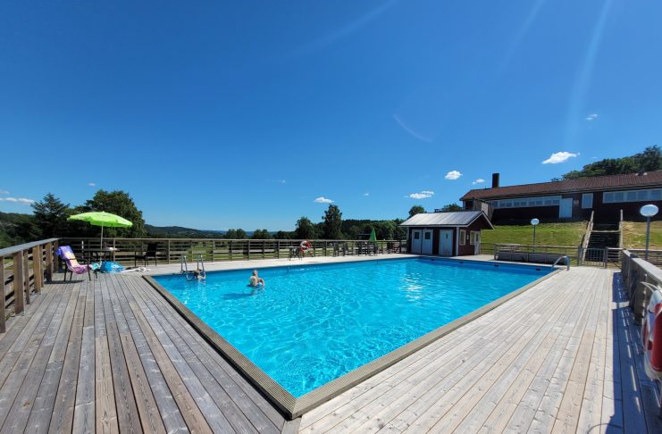 Poolområdet öppet! pool