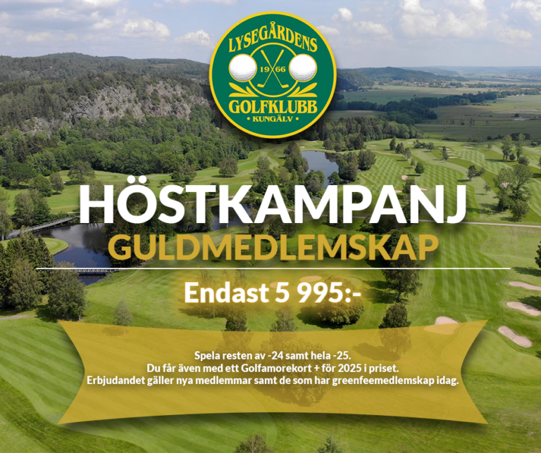 Höstkampanj Guldmedlem!