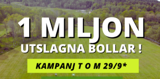1 Miljon bollar utslagna på rangen! Kampanj!
