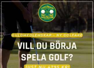 Vill du börja spela golf? Kampanj!