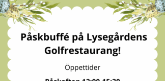 Påskbuffé på Lysegården!