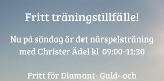 Fritt träningstillfälle!