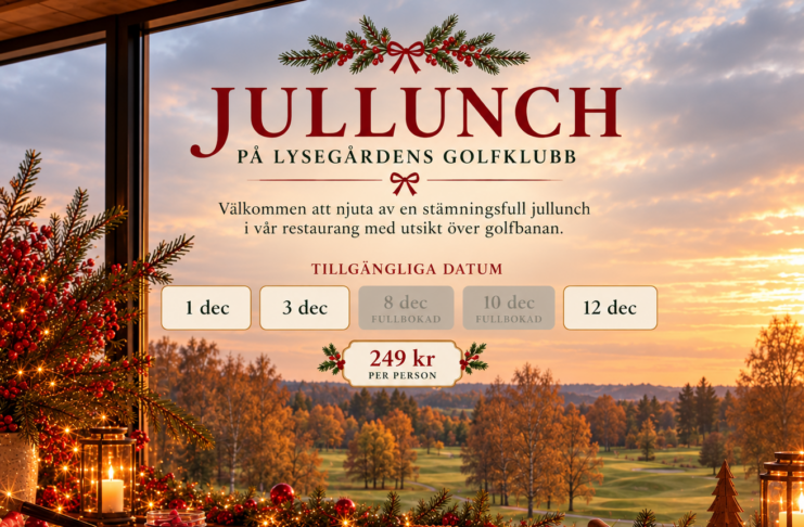 Jullunch på Lysegården!